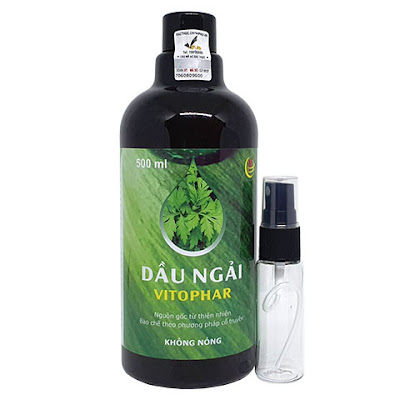 Dầu Ngải Vitophar 500ml, hỗ trợ trị liệu bệnh lý về xương khớp, không gây nóng