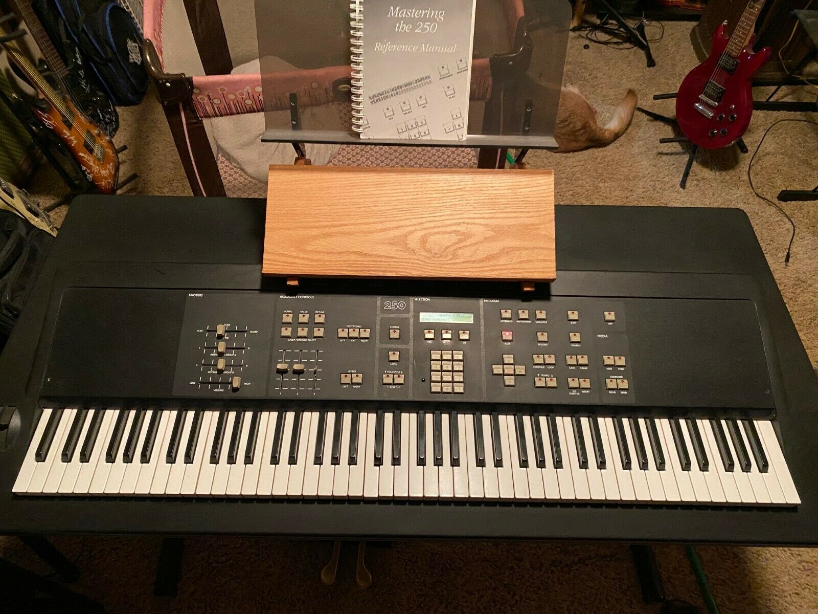 MATRIXSYNTH Kurzweil K250 Digital Sampler/Synthesizer SN 88051737 w