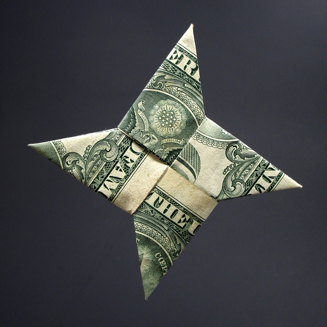 MarianoMi mundo el Origami Dollar Ninja Star