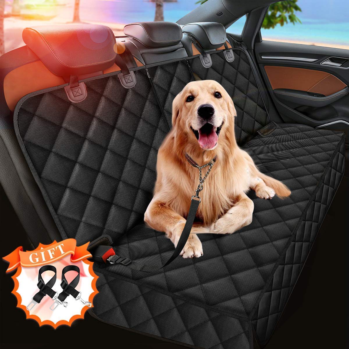 Upgraded Dog Car Seat Cover for Pets