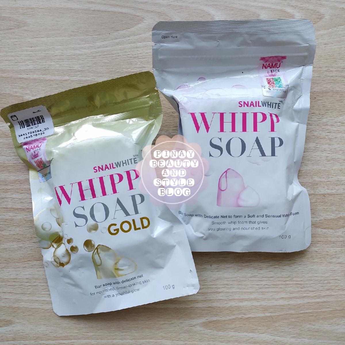 REVIEW SnailWhite Whipp Soap Gold VS Snail White Whitening Soap from