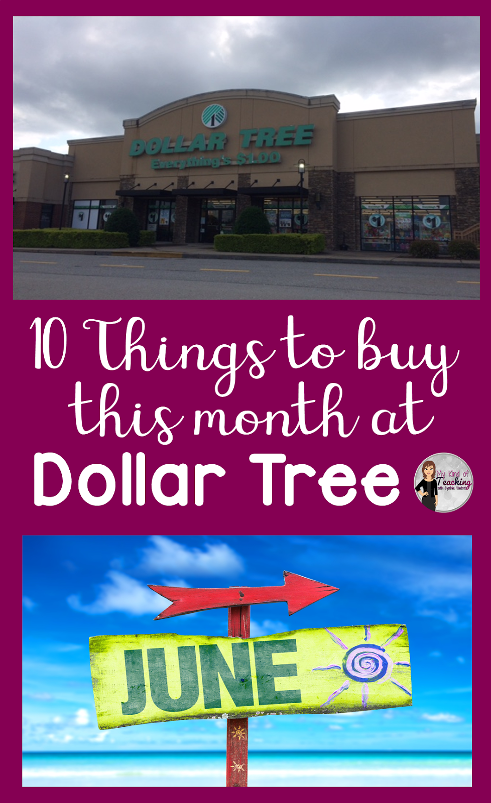 My Kind of Teaching 10 Things to Buy at Dollar Tree in June