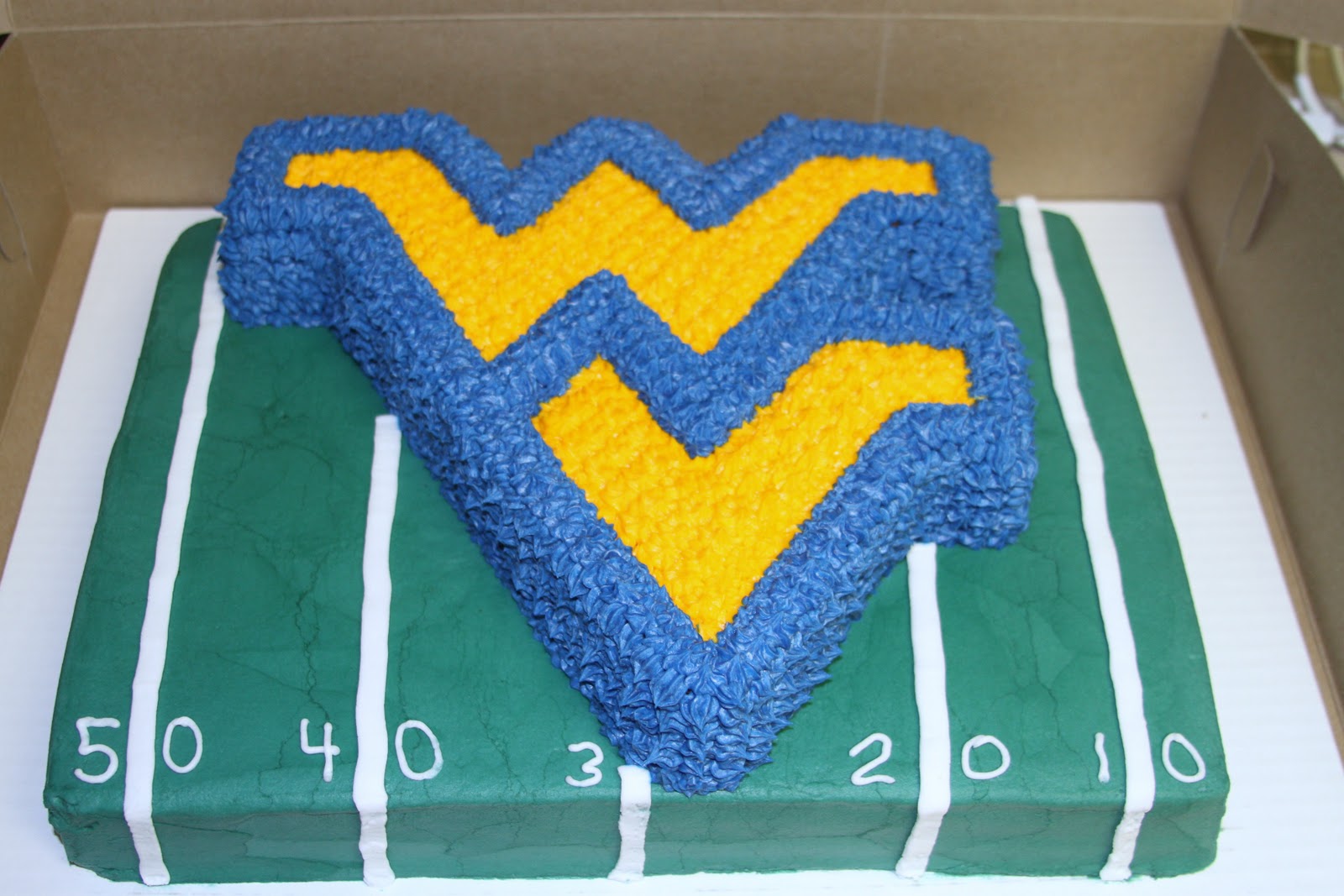 Michele Robinson Cakes WVU Cake