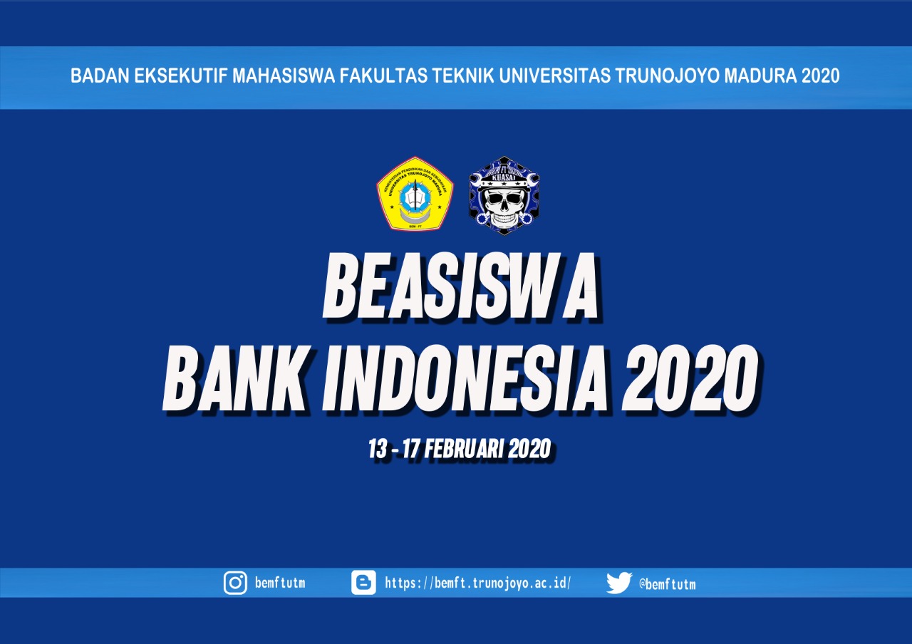 Beasiswa Bank Indonesia 2020 - Bem-Ft 2021
