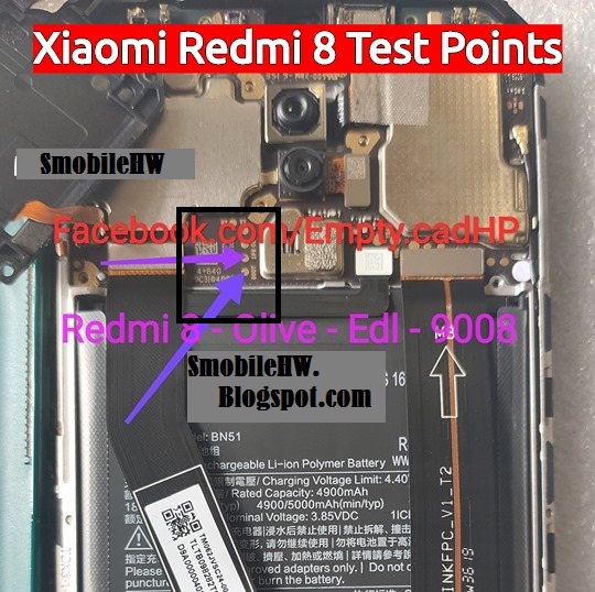 Xiaomi Redmi 7a Test Point