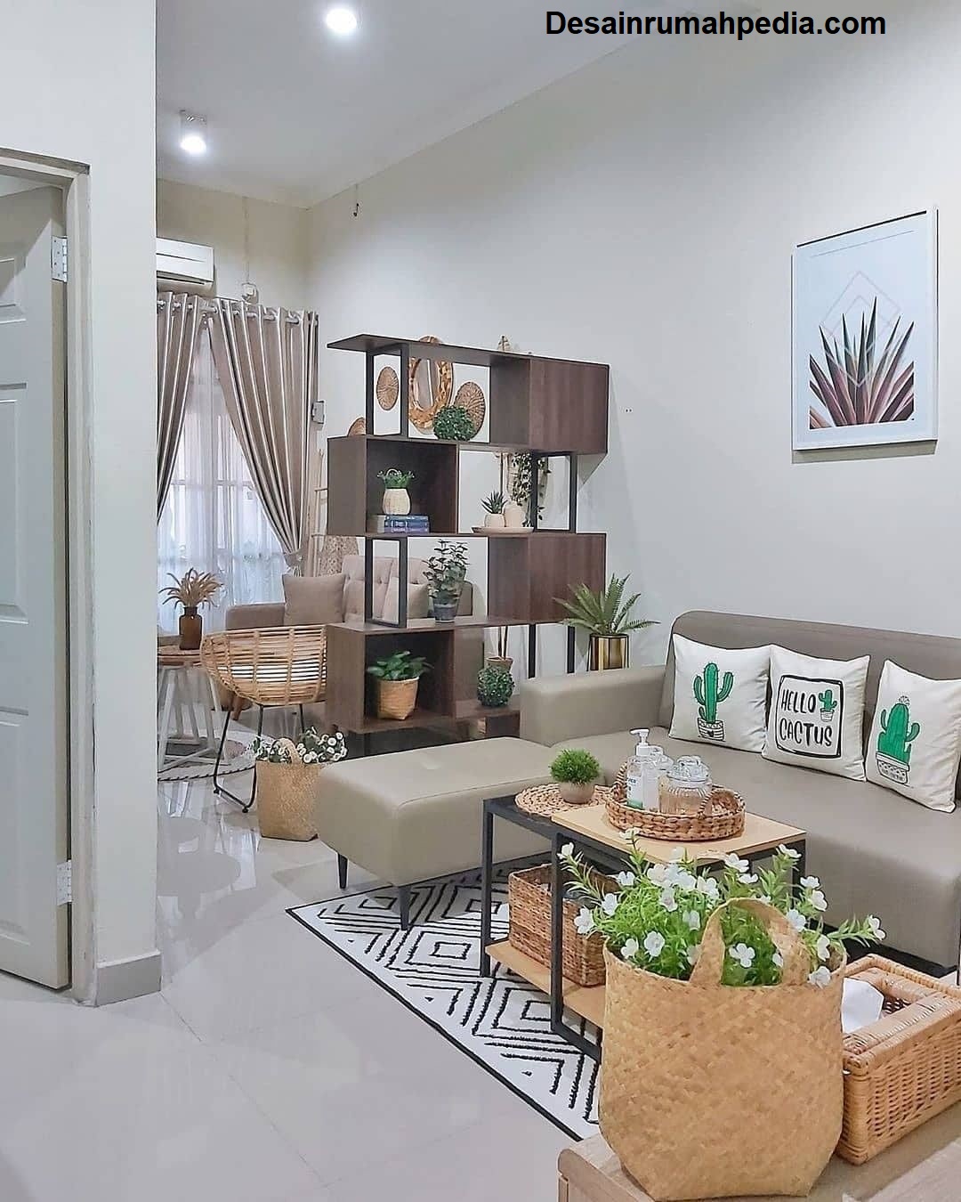 6 Desain Ruang Tamu dan Ruang Keluarga Tanpa Sekat Desainrumahpedia
