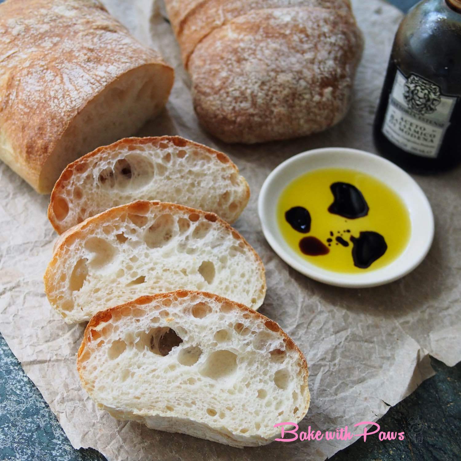 Sourdough Ciabatta BAKE WITH PAWS