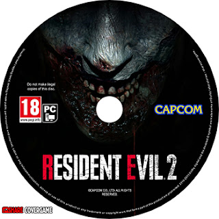 Resident Evil 2 Remake disc label