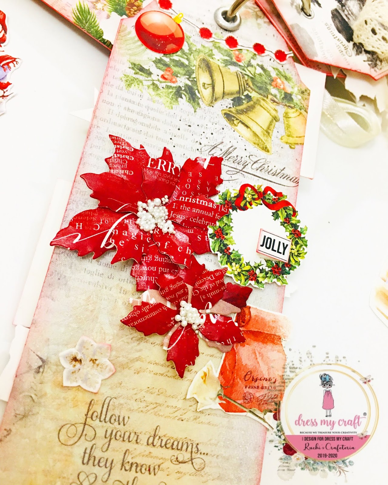 Dress My Craft Christmas Celebrations With 'Christmas Bells' Paper