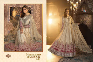 Shree Fab Mbroidered Mariya B Vol 9 Pakistani Suits