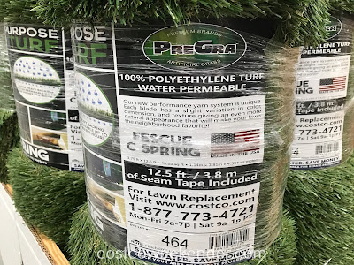 PreGra Fescue Artificial Turf: easier to maintain than real grass