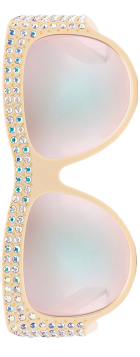 Gucci 56MM Oversized Sunglasses with Crystals