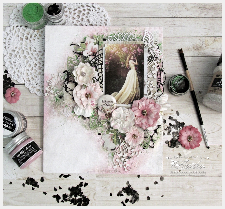 Kalalayaa's Art Stuido Guest deigning at "Mixed media & Art"