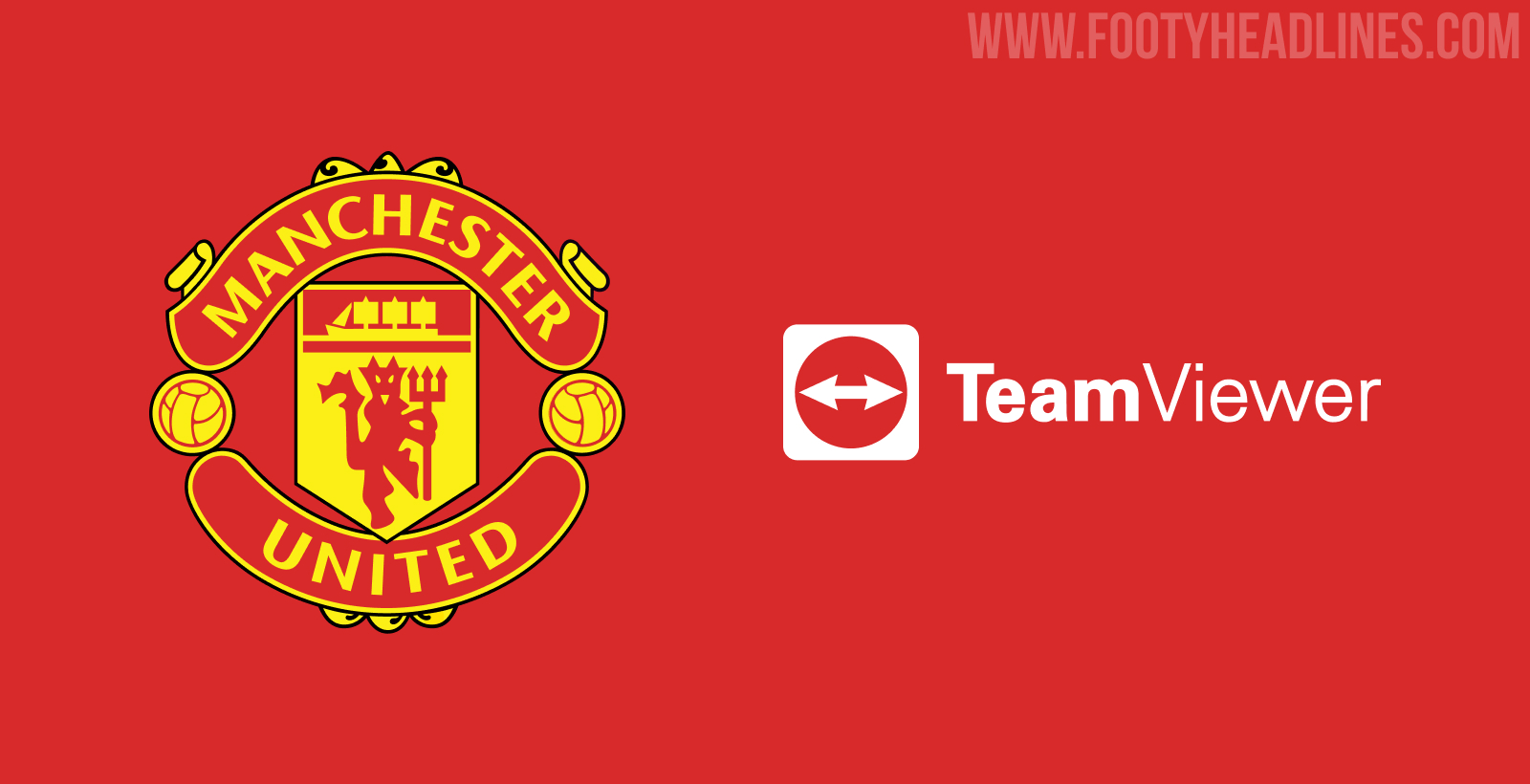 Manchester United Announce TeamViewer Kit Sponsorship Deal - No ...