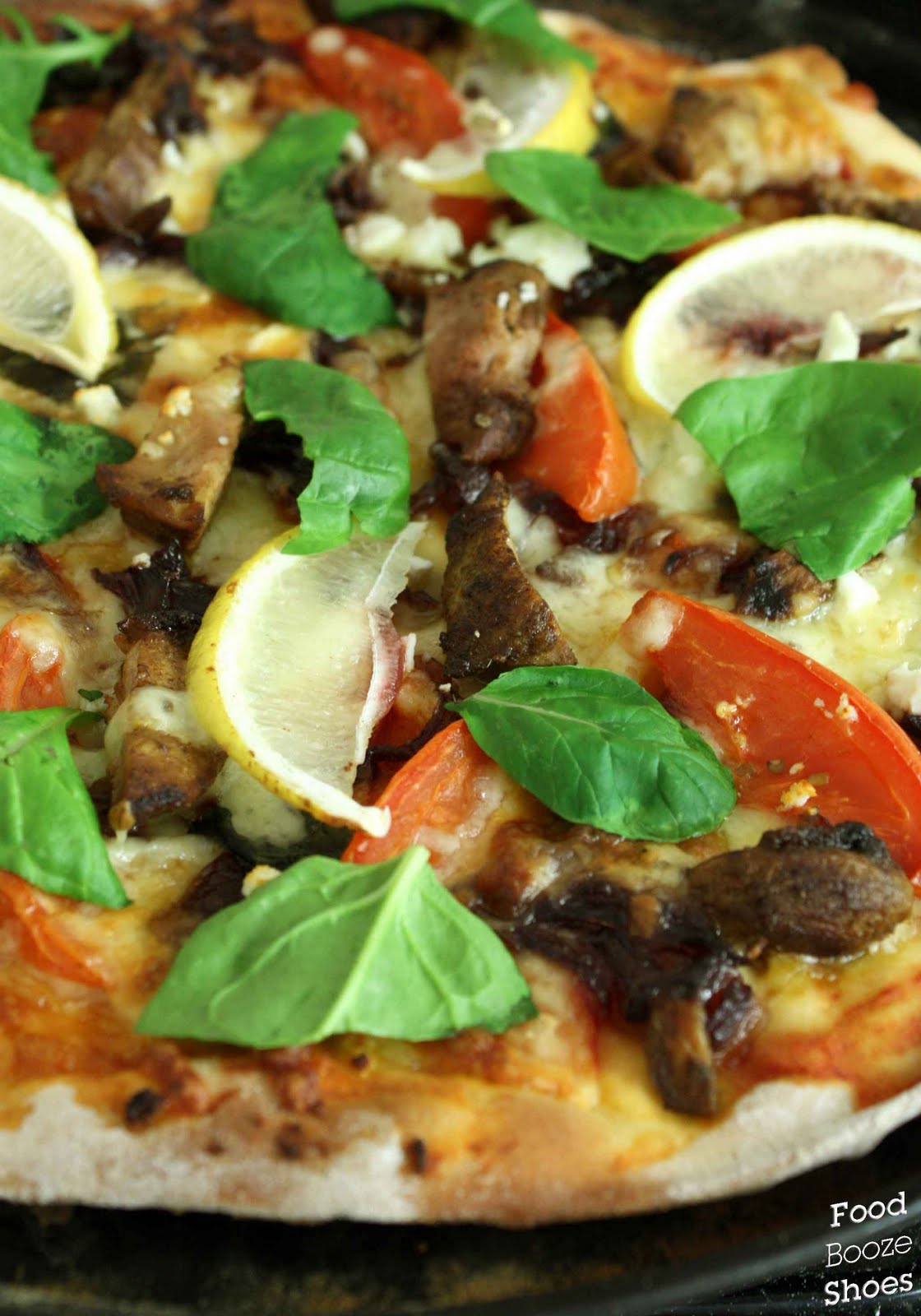 Food, booze and shoes Quail pizza are you game?