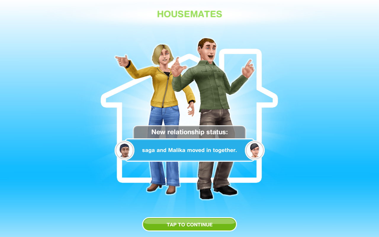 Make Two Engaged Sims Move Together Catatan Kecil