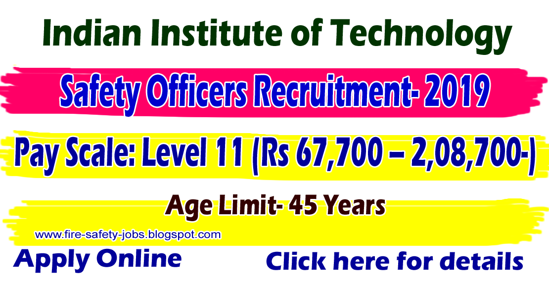 Safety Officer Jobs Good Salary Apply Online