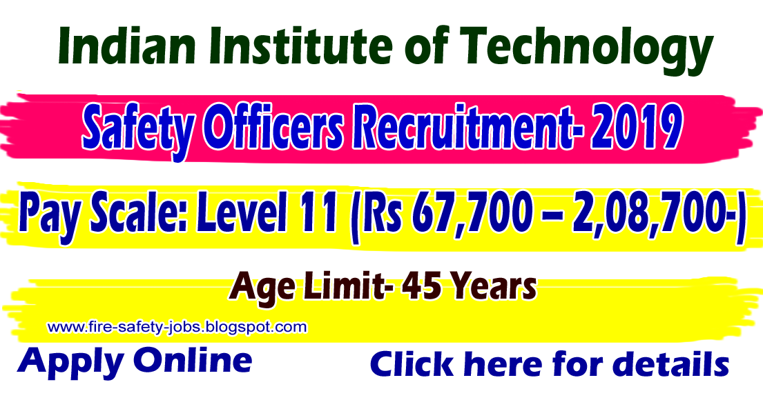 Safety Officer Jobs Good Salary Apply Online