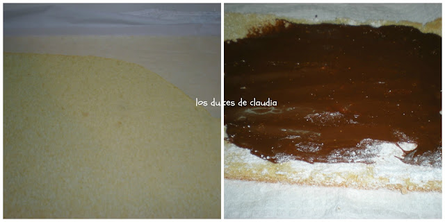 pionono de dulce de leche