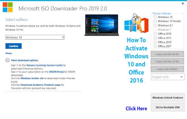 Microsoft ISO Downloader Pro v2.3 Download Full