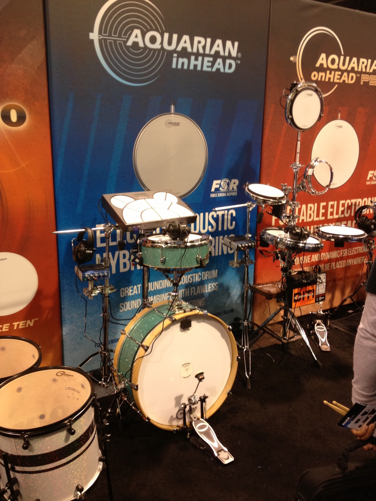 NAMM 2013 Aquarian Drumheads Volterock Anomalous