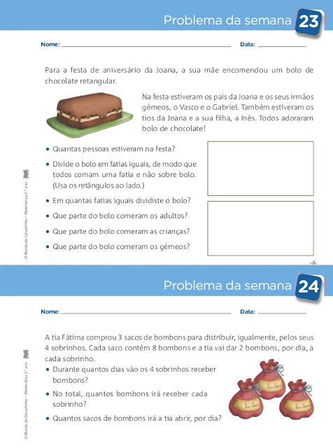 caderno de problemas 2 ano matematica