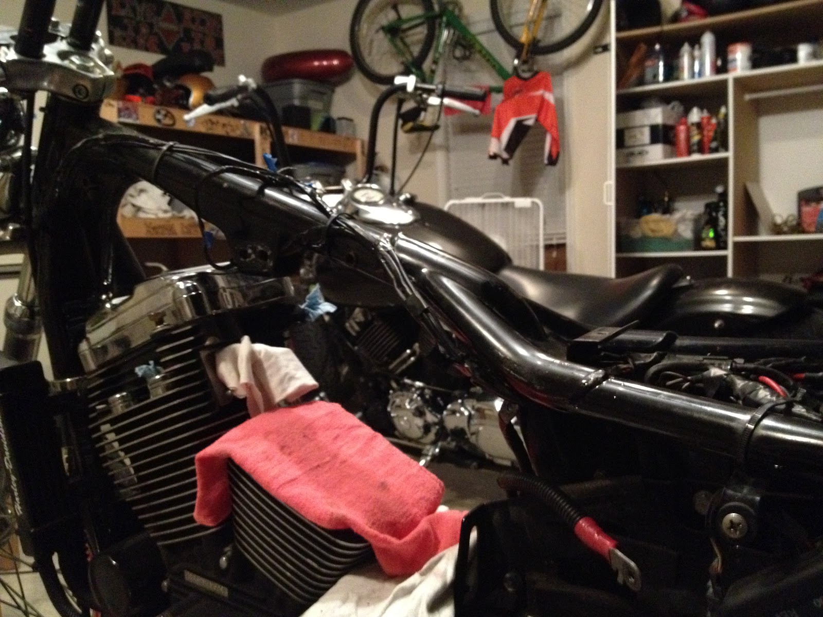 Moto Panic Blown Head Gasket on the Sportster