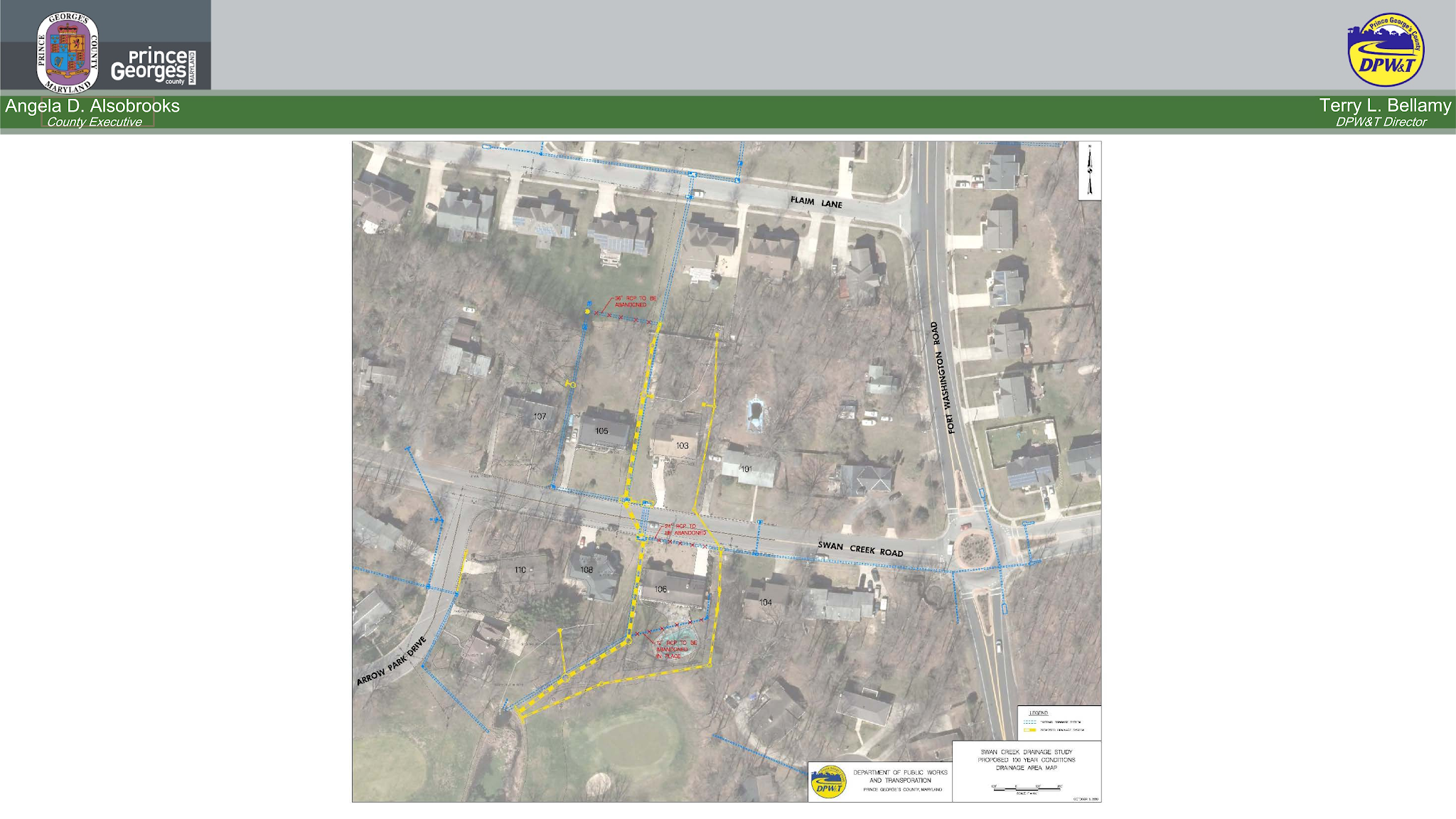 Tantallon Announcements Swan Creek Rd. Drainage Improvements Project