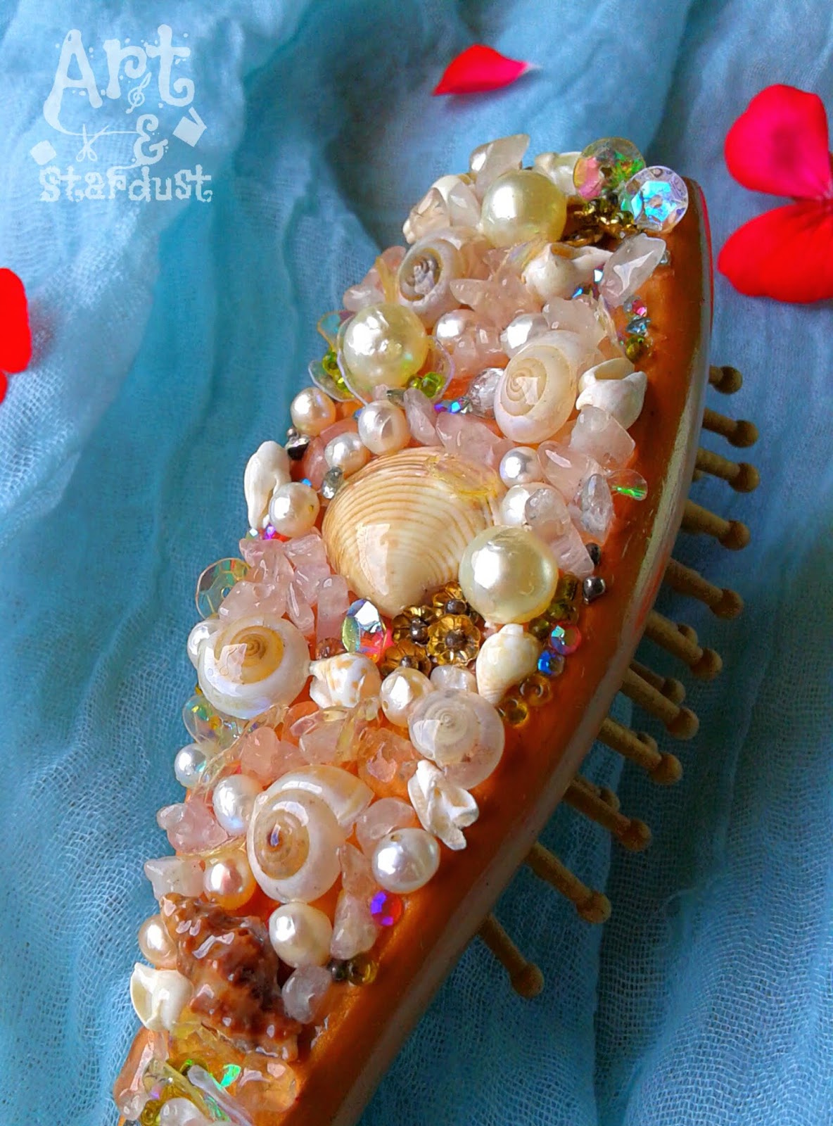 DIY Mermaid Hair Brush