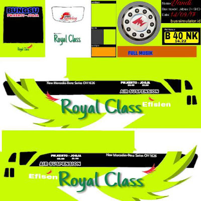 tema bussid royal class