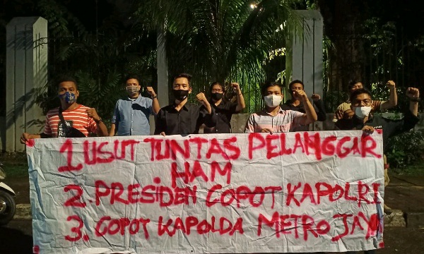 Elemen Mahasiswa Desak Jokowi Copot Kapolri dan Kapolda Metro Jaya