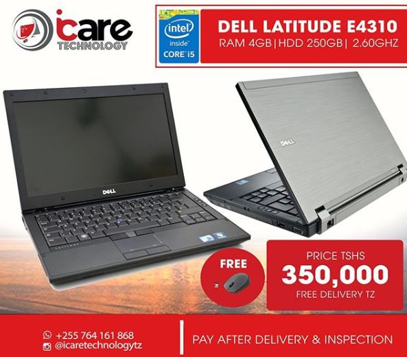 Offer Dell Latitude E4310 4gb Ram 250gb Hdd Price Tzs 350 000 Electrotza Latest Tech Bongo And Academics Updates