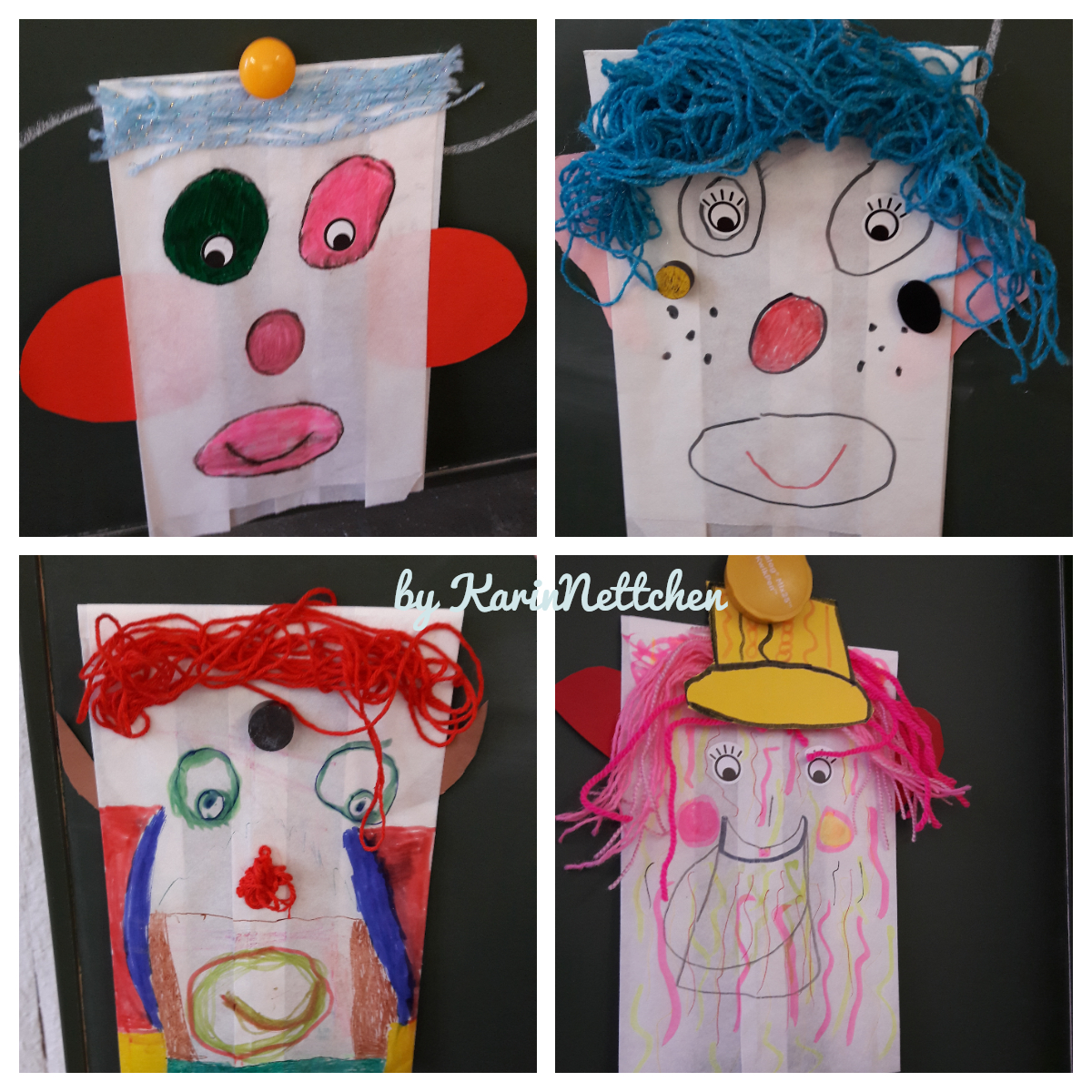 KarinNettchen: Faschingsdeko- basteln mit Kindern