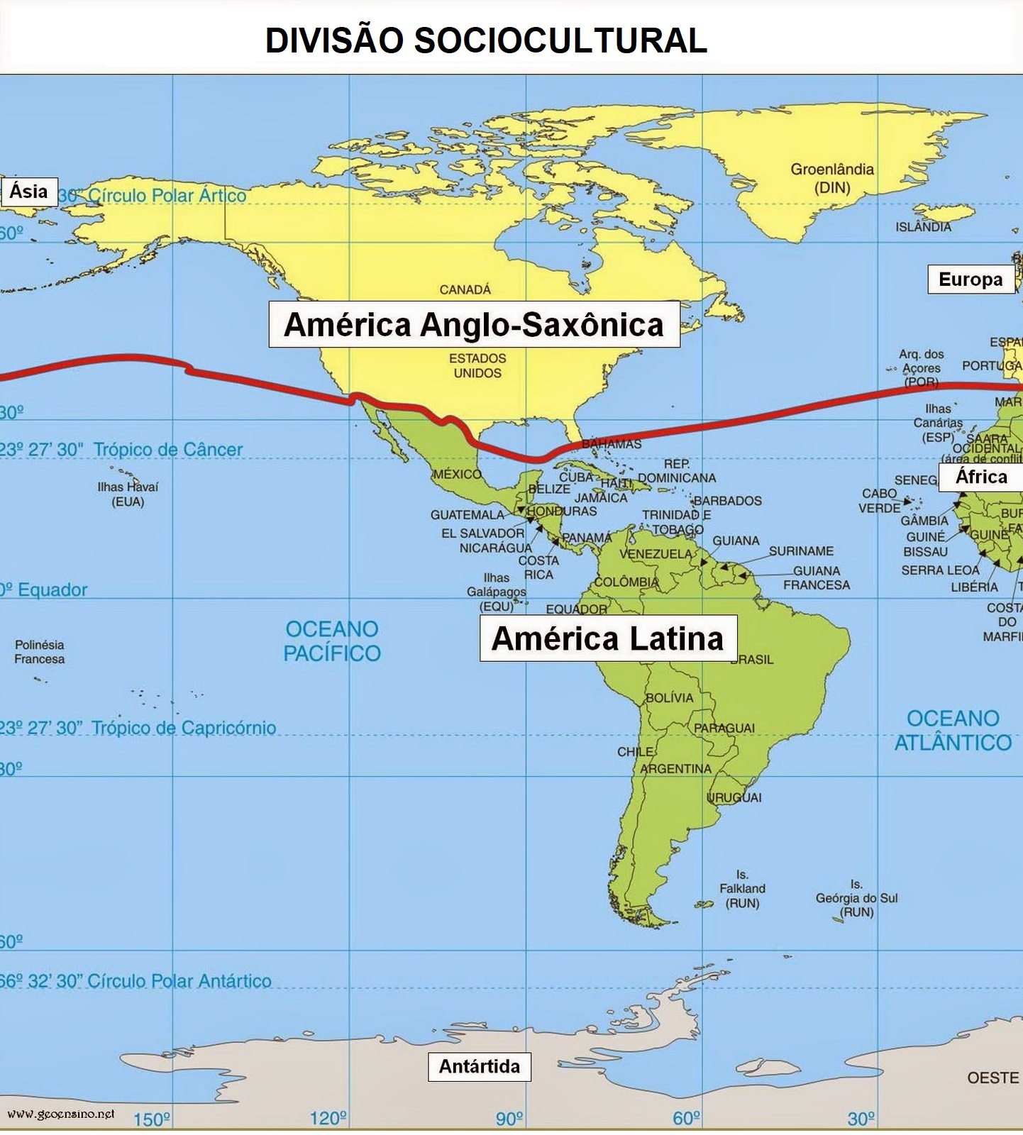 AMÉRICA ANGLOSAXÔNICA