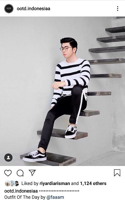 7 Inspirasi Style Hitam Putih Pria ala Instagram Ootd Indonesia - nursaidr