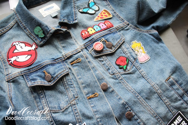 HOW TO IRON ON A PATCH TO DENIM, Denim Patch Jacket