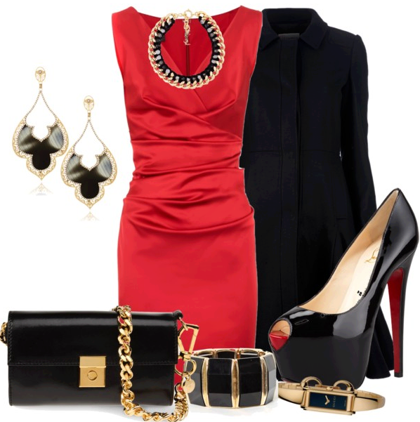 12 Classic Red and Black Outfit Ideas trends4everyone