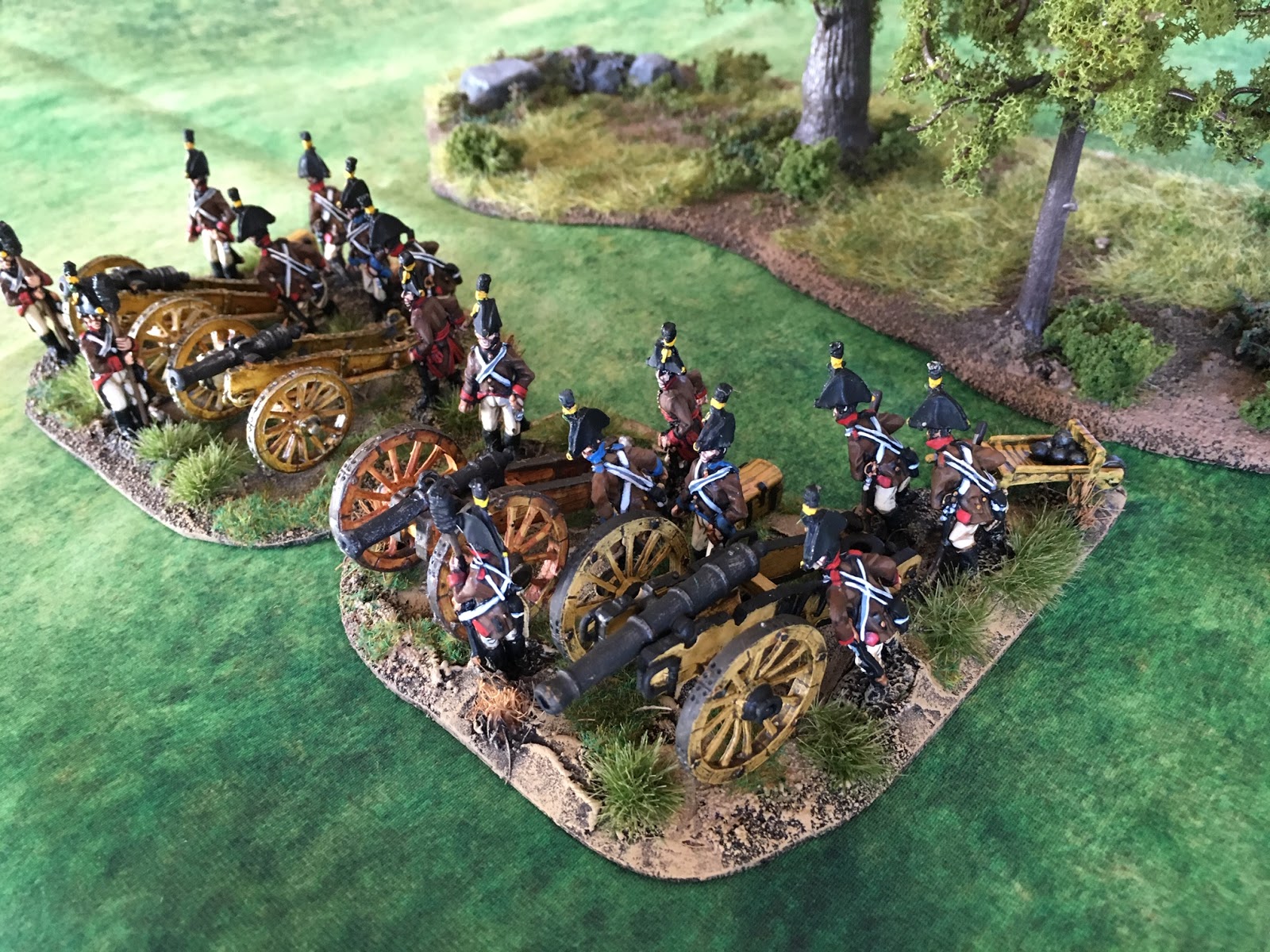 With Pyjamas through a whiff of grapeshot! Artillery complete and a