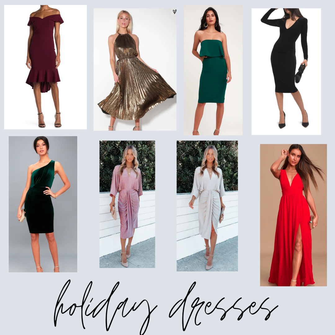 Sparkles and Lattes Holiday Dresses
