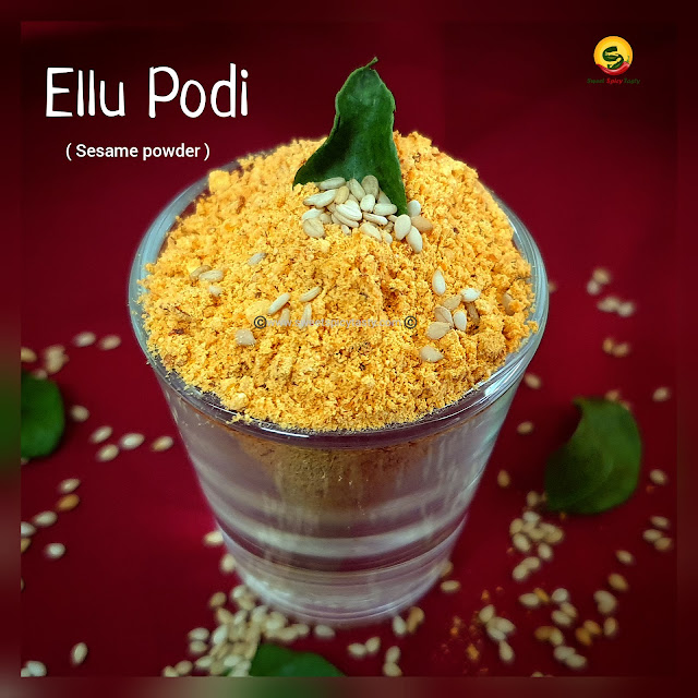 Sweet Spicy Tasty Ellu Podi Sesame seeds spice mix
