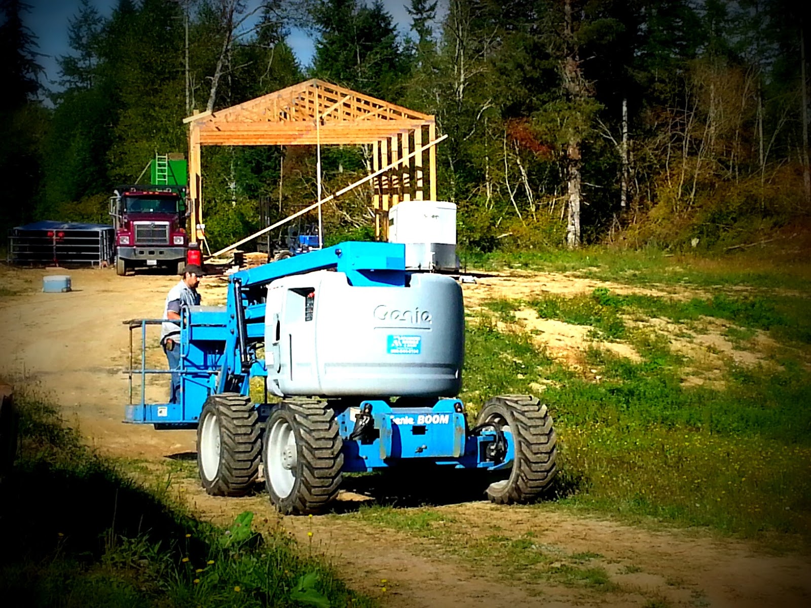 A Horse Named Milo Weekend Progress on the Barn