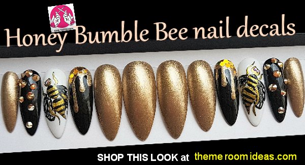 Honey Bumble Bee Wasp Nail Designs Bumblebee and Sunflower bee Nail art bee nails - Bee nail art - bumble bee nails - black and yellow nails - honey bee nails - bee themed nails - Winnie the Pooh nail design - Winnie the Pooh nail art - bee hive nails - Queen Bee nails Honey Bumble Bee Wasp Nail Designs Bumblebee and Sunflower bee Nail art