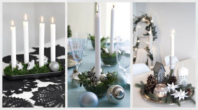 Elige un bonito centro para tu mesa de Navidad