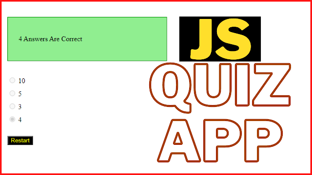 JavaScript Quiz App Source Code
