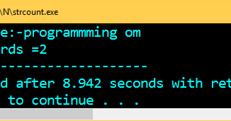 Program in C++ to count the words in given sentence Using user define ...
