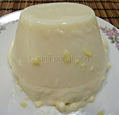 Pannacotta de chocolate blanco