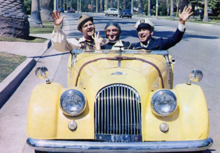 Just A Car Guy Mel Brooks driving Marty Feldman and Dom DeLuise in a They were some