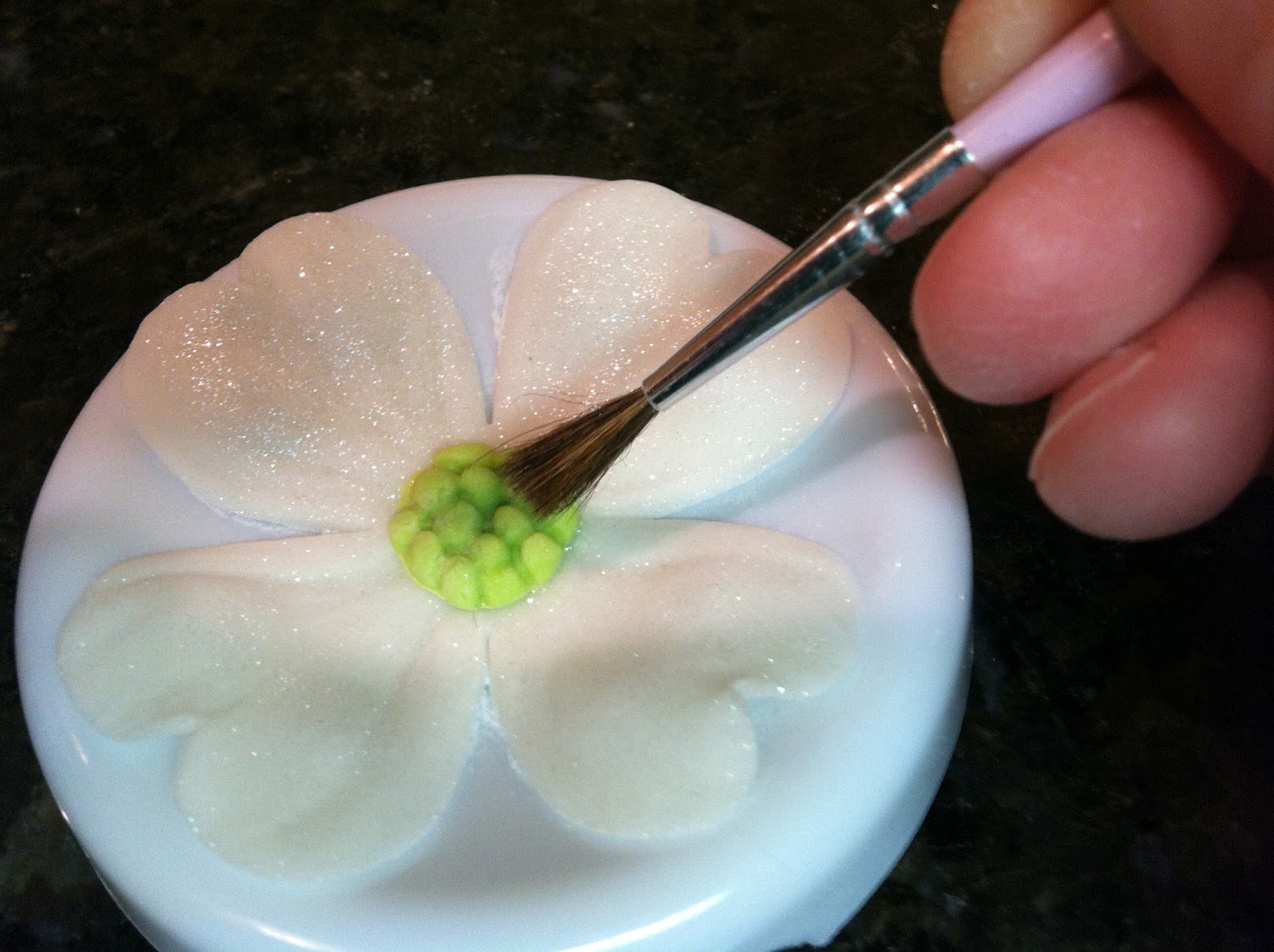 The Iced Queen Gum Paste Dogwood Flower