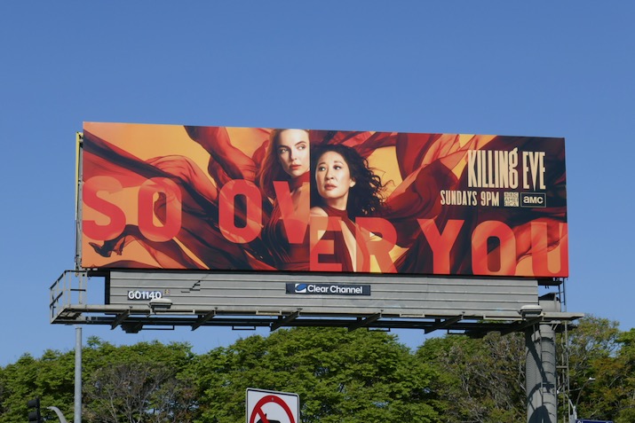 Killing Eve season 3 billboard Killing Eve season 3 billboard