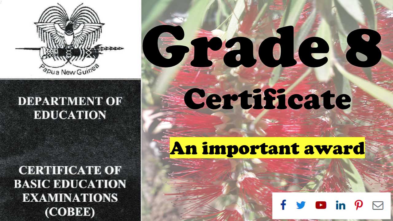Grade 9 Selection List for 2024 High and Secondary Schools (PNG Grade 8